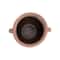 Hello Honey® Large Orange & Whitewashed Terra Cotta Urn